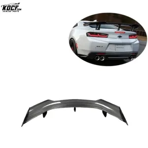 1LE Style Carbon Fiber Rear Spoiler Wing For Camaro 2017  6