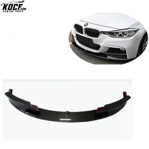 2012-2015 F30 F35 M performance style carbon fiber front bumper lip spoiler splitter for BMW F30 F35 M-tech