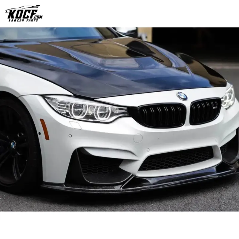 2014-20 F80 M3 RZA style Carbon Fiber Front Bumper Splitter Lip Spoiler For BMW F80 F82 M3 M4