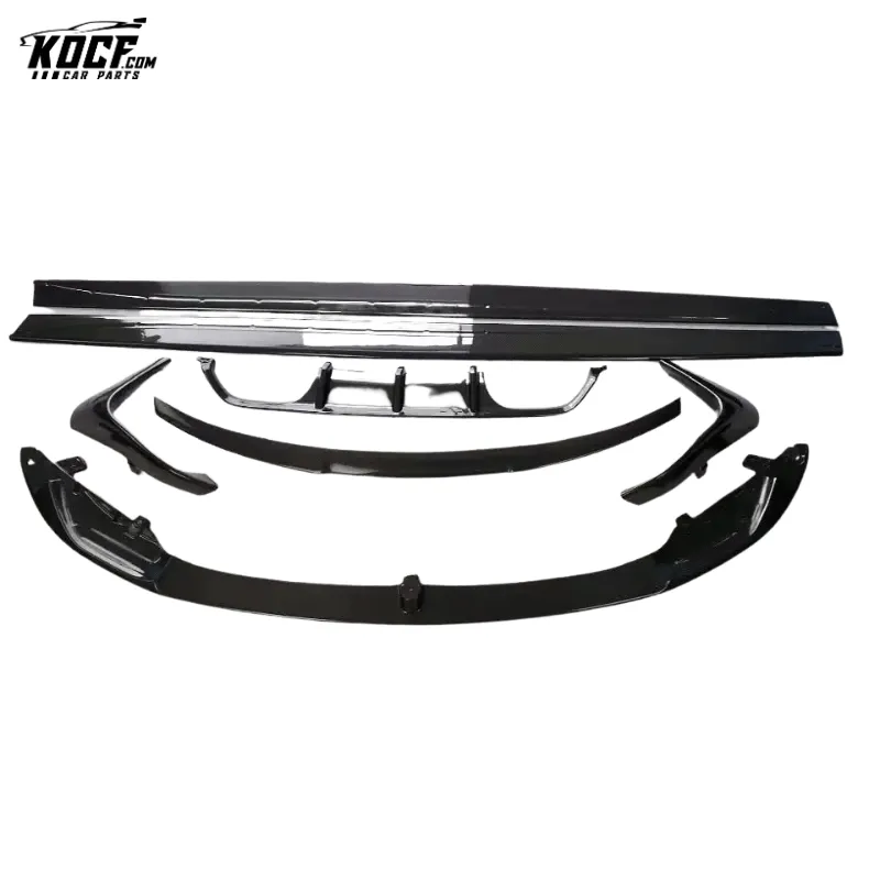 2015-19 F82 M4 M Performance style Carbon Fiber Front Bumper Chin Lip with splitter For BMW F80 F82 F83 M3 M4