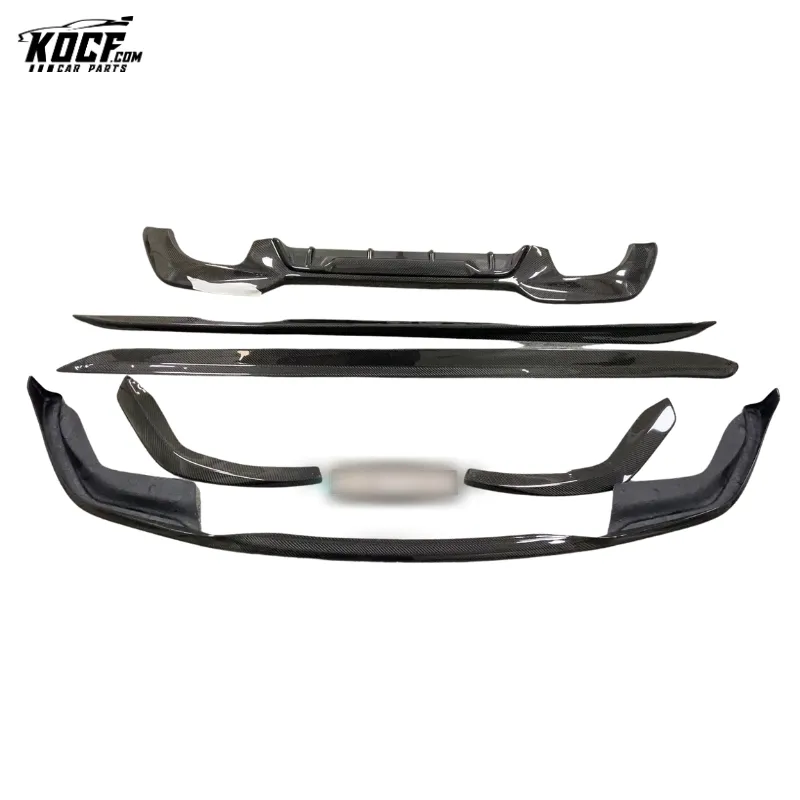 2020-21 New 3 series G20 MP style Carbon Fiber Body kit Front Lip Side Skirts Diffuser For BMWa