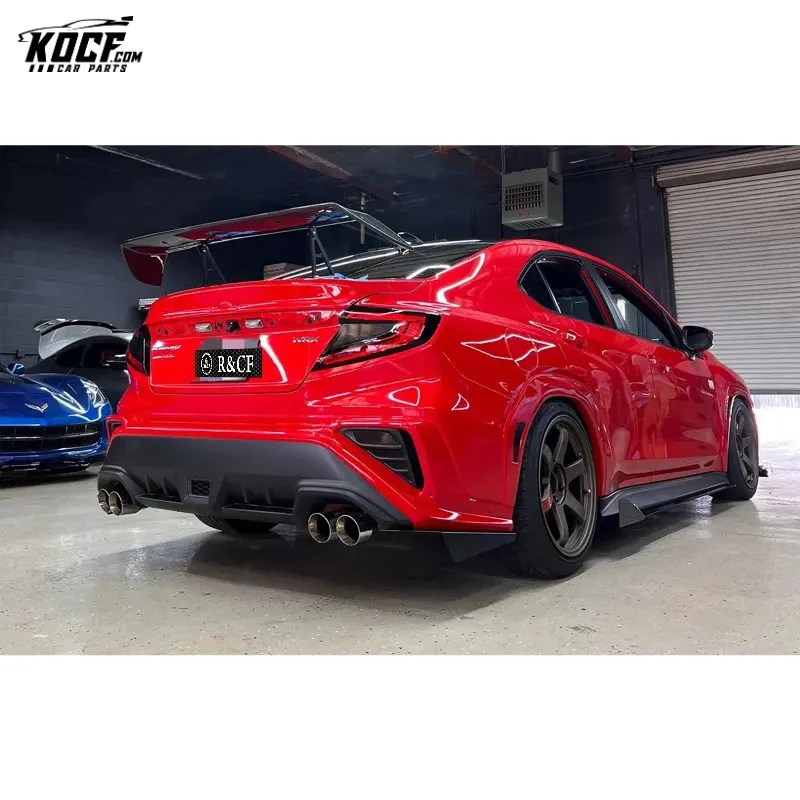 2022 WRX Spoiler STI style Swanneck Carbon Fiber Rear Wing Spoiler for Subaru