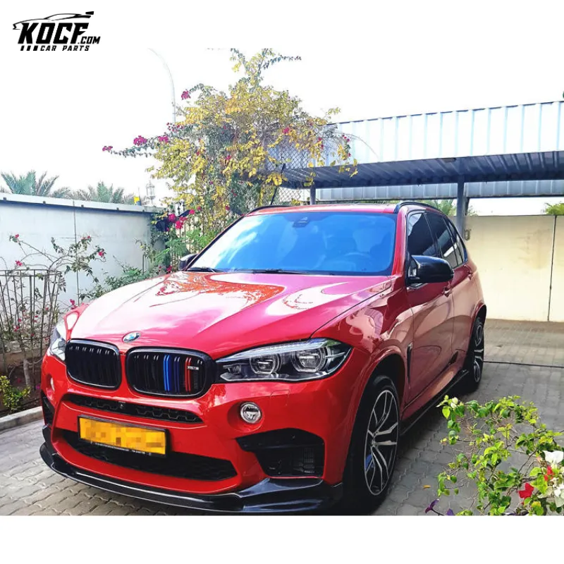 3D-S Style Carbon Fiber For BMW F85 F86 X5M X6M Front Bumper Splitter Lip Diffuser car styling auto parts