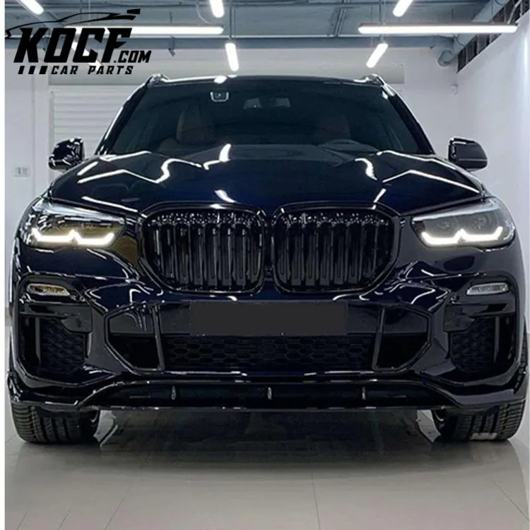 ABS Plastic Body Kits Gloss Black MP Type Car Front Splitter Lip Rear Spoiler Side Skirts Rear Diffuser For BMW X5 G05 2019 