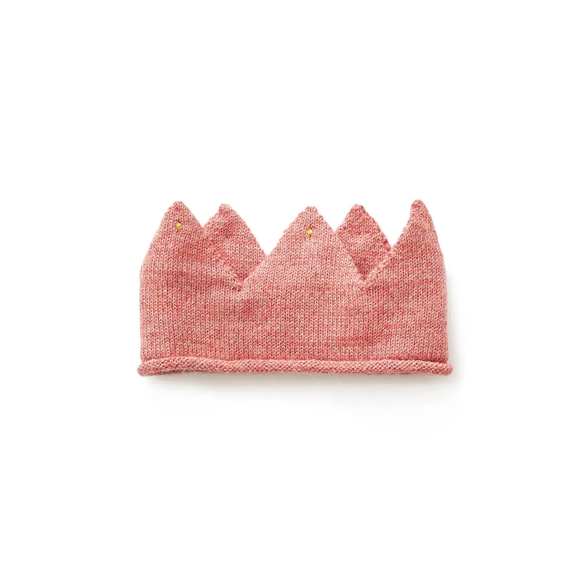 Alpaca Knit Crown in Rose by Oeuf NYC