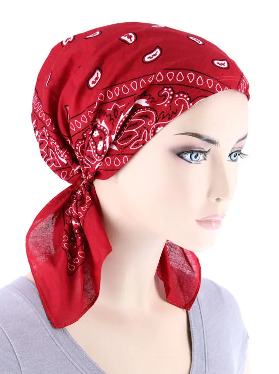 Bandana Scarf Red