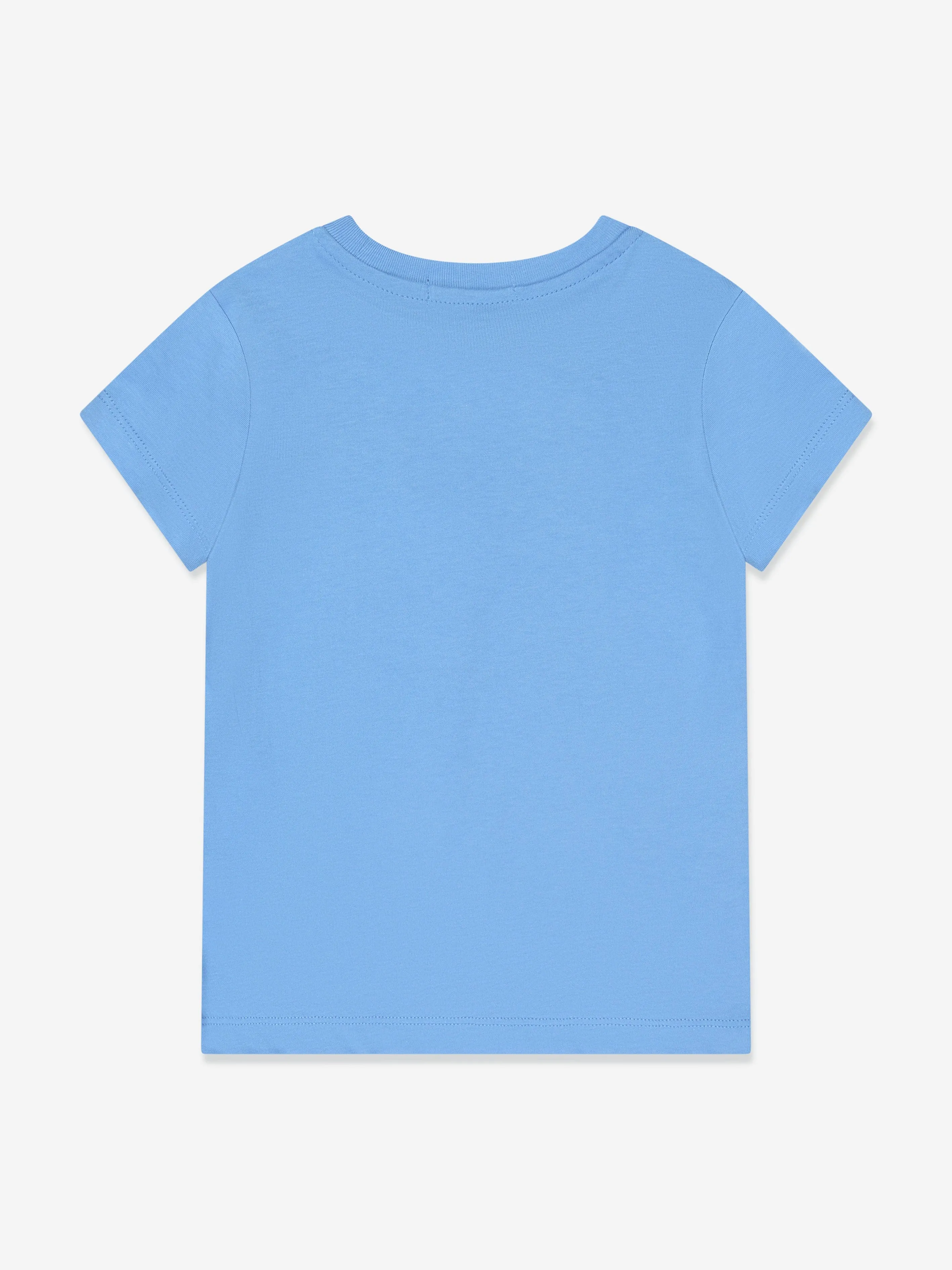 Calvin Klein Girls Micro Monogram T-Shirt in Blue