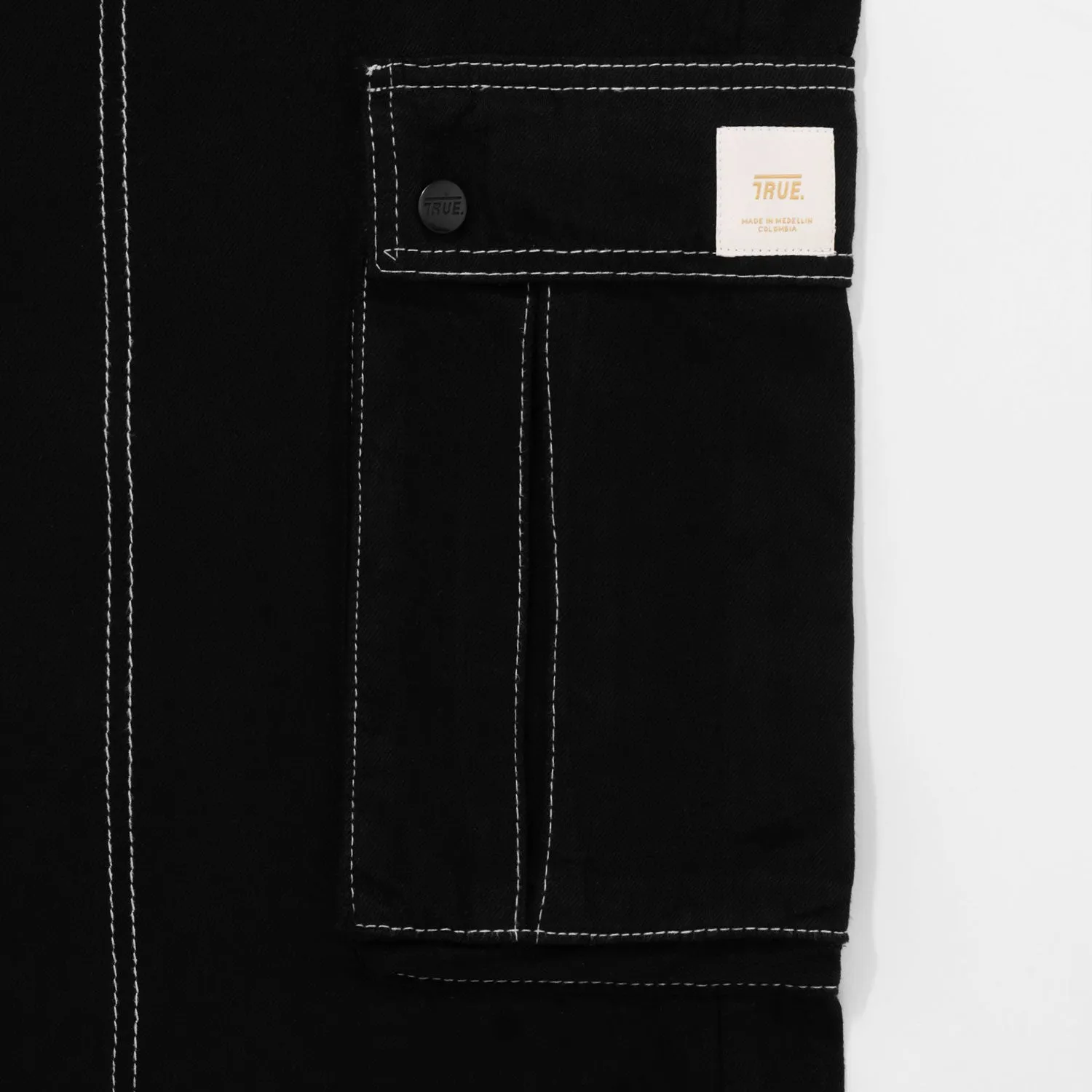 Cargo Multi-Pocket Pants - Black