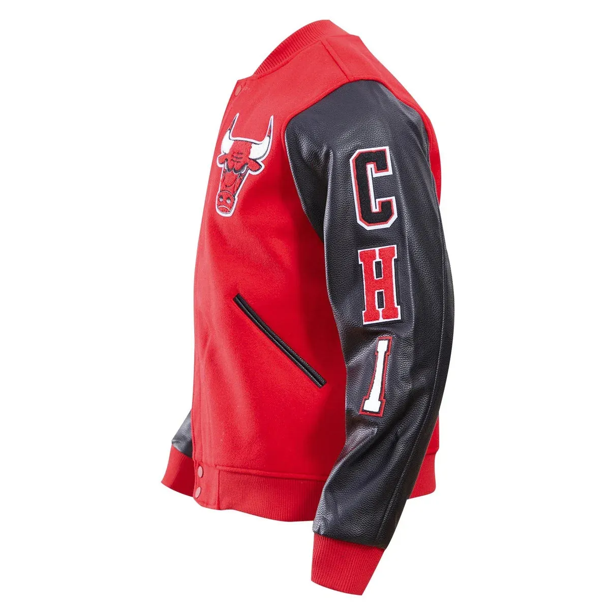 Chicago Bulls Fire Red Varsity Jacket