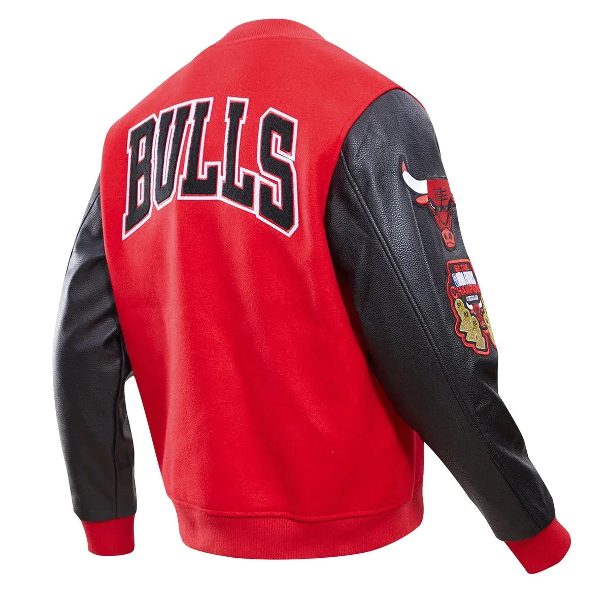 Chicago Bulls Fire Red Varsity Jacket