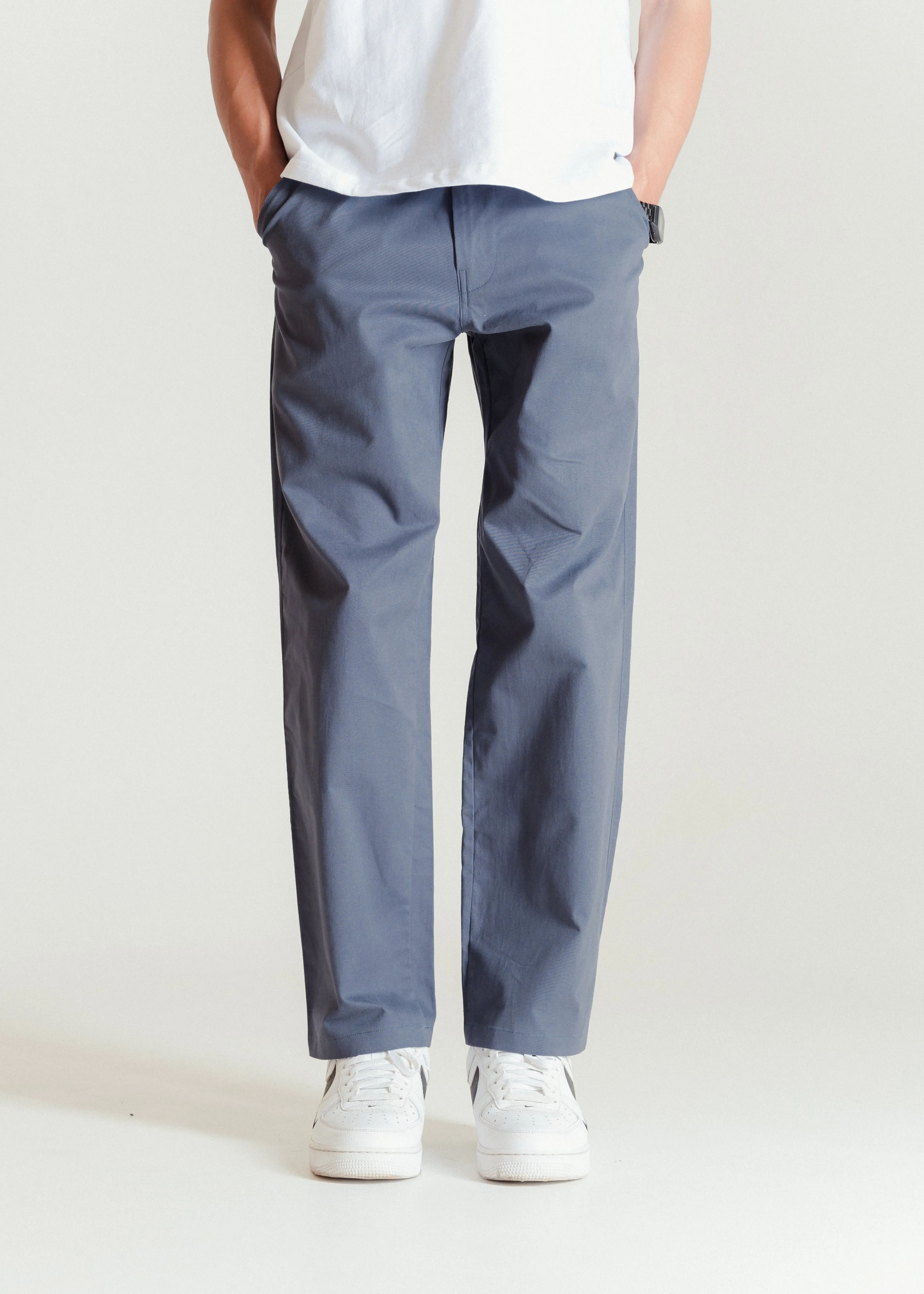 Dark Grey — Relaxed Chinos