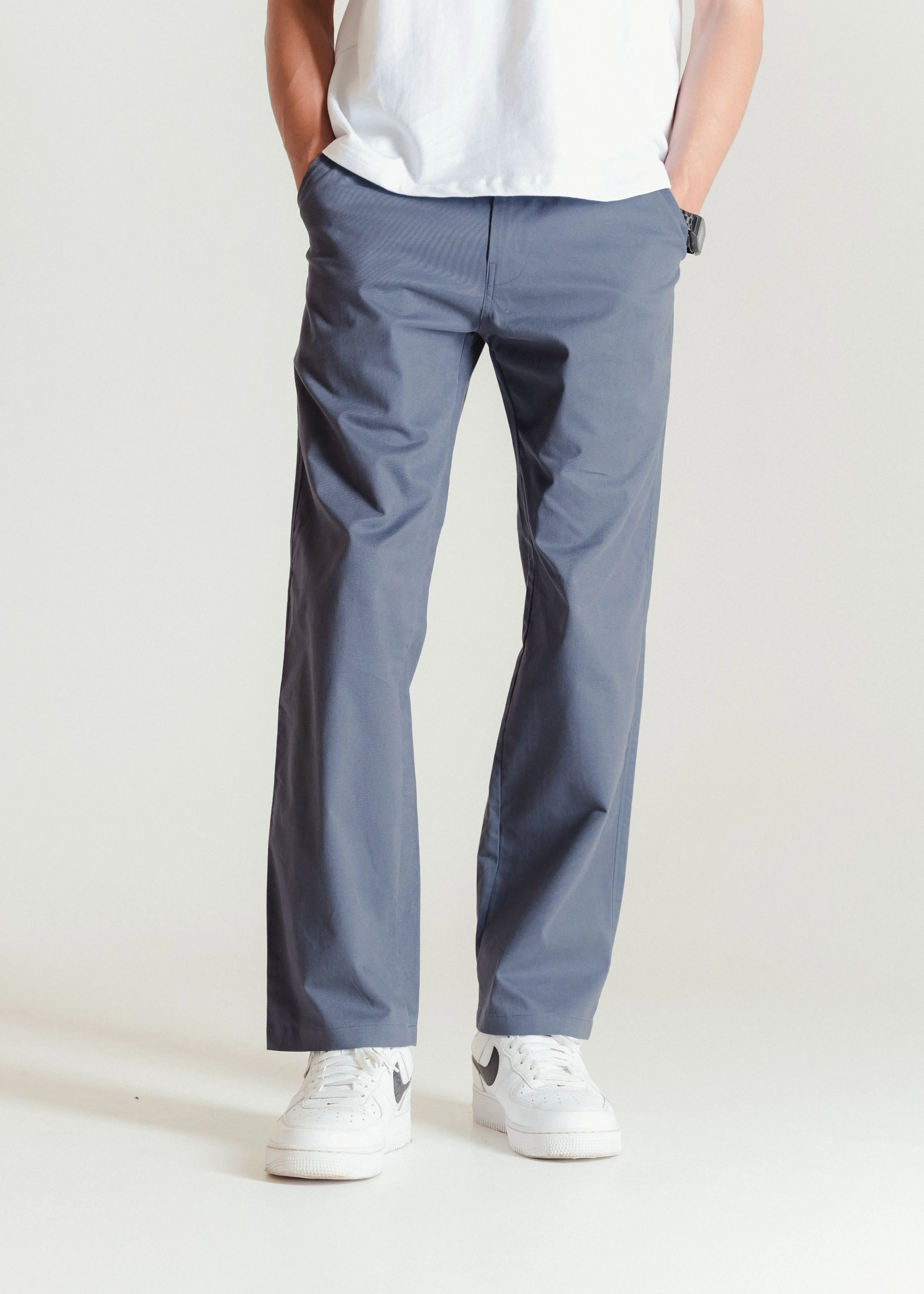 Dark Grey — Relaxed Chinos