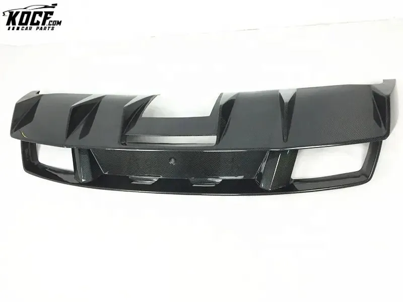 DM style carbon fiber rear diffuser valance lip for Lamborghini GALLARDO LP550 LP560 LP570