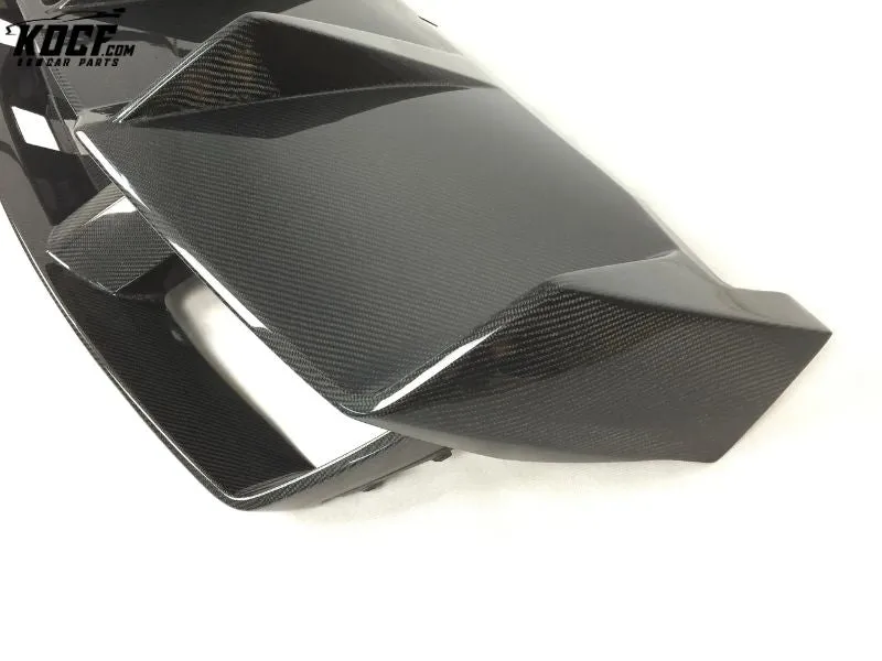 DM style carbon fiber rear diffuser valance lip for Lamborghini GALLARDO LP550 LP560 LP570