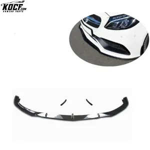 Edition 1 style carbon fiber front bumper lip splitter spoiler for Mercedes Benz C-CLASS C63 amg W205 coupe sedan