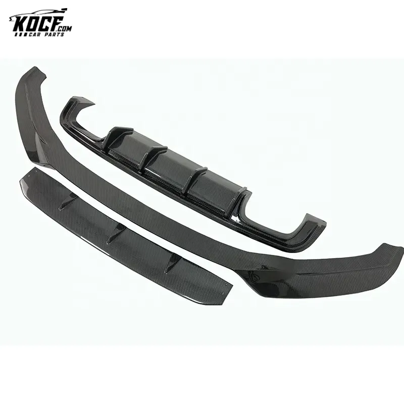 F85 X5M body kit Vor-style Front Lip Splitter diffuser CAR STYLING F85 Carbon Fiber Front Bumper fit BMW