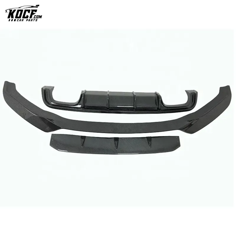 F85 X5M body kit Vor-style Front Lip Splitter diffuser CAR STYLING F85 Carbon Fiber Front Bumper fit BMW