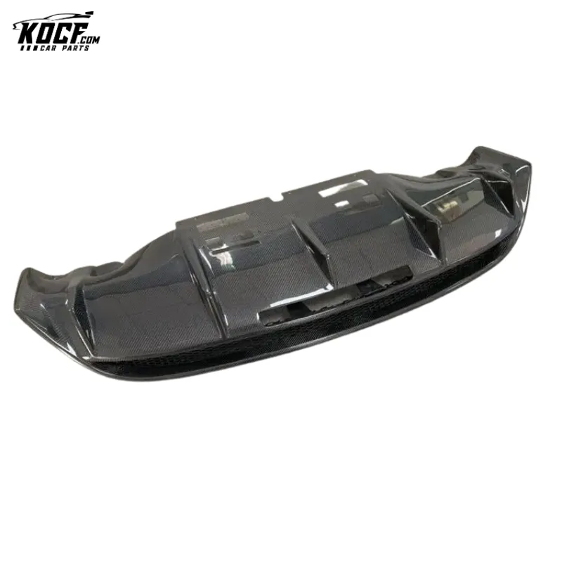 For Audi R8 V10 Carbon Fiber Rear Bumper GT Diffuser Valance 12-16