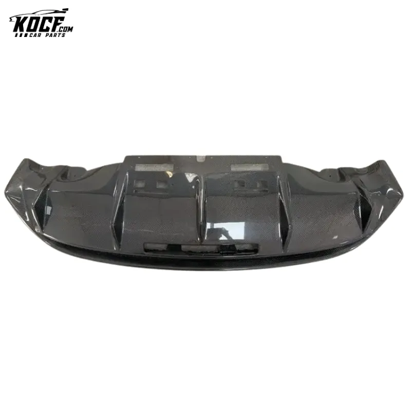 For Audi R8 V10 Carbon Fiber Rear Bumper GT Diffuser Valance 12-16