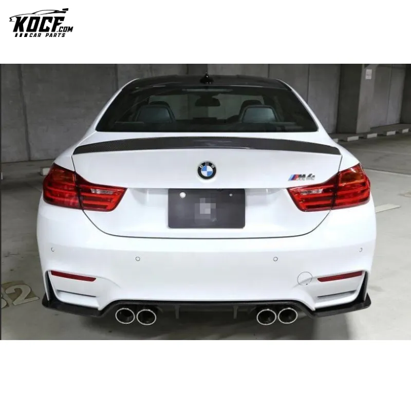 For BMW F82 M4 F80 M3 Rear Spoiler Trunk Lid spoiler Carbon Fiber Rear Wing Spoiler