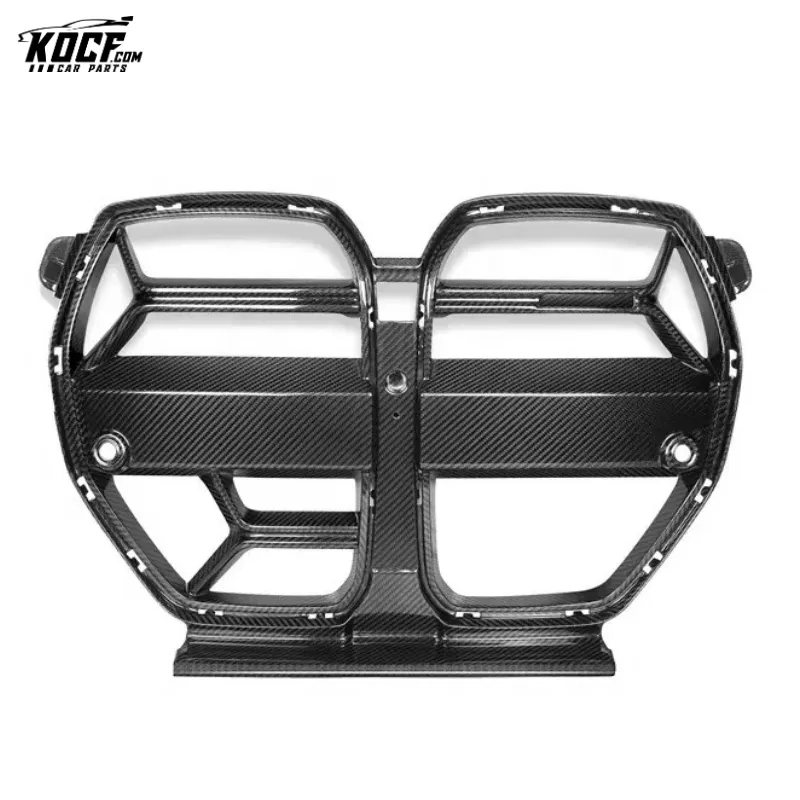 G82 M4 CSL Style Dry Carbon Fiber Front Bumper Grille Nose Trim Bezel For BMW G80 M3 G82 M4 2021 