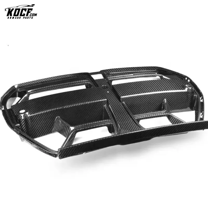 G82 M4 CSL Style Dry Carbon Fiber Front Bumper Grille Nose Trim Bezel For BMW G80 M3 G82 M4 2021 