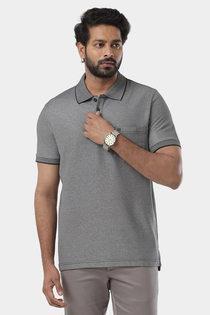 Golf Polo  - Black Grey T-Shirts For Men | Ariser