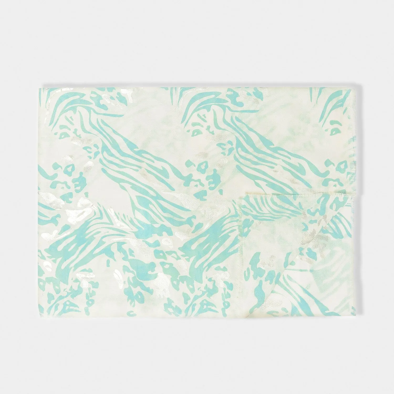 Katie Loxton Foil Printed Scarf Animal