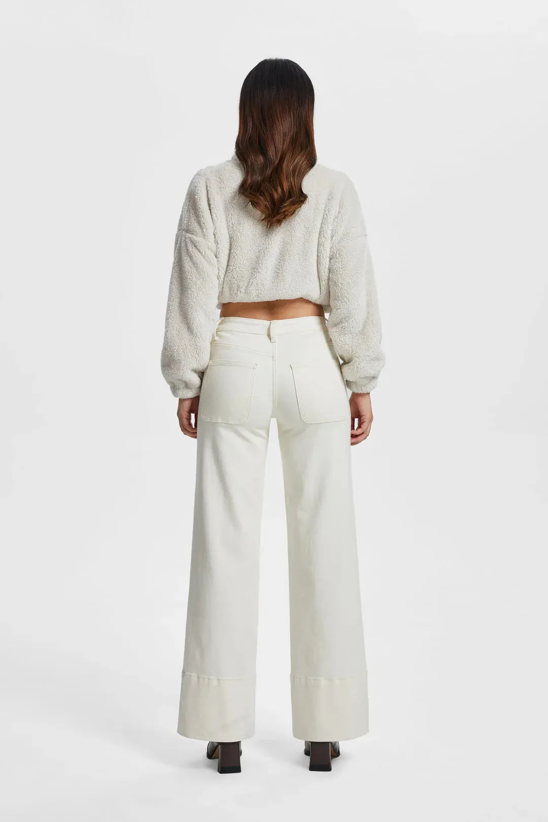 Katie Mid Rise Wide Leg Pants