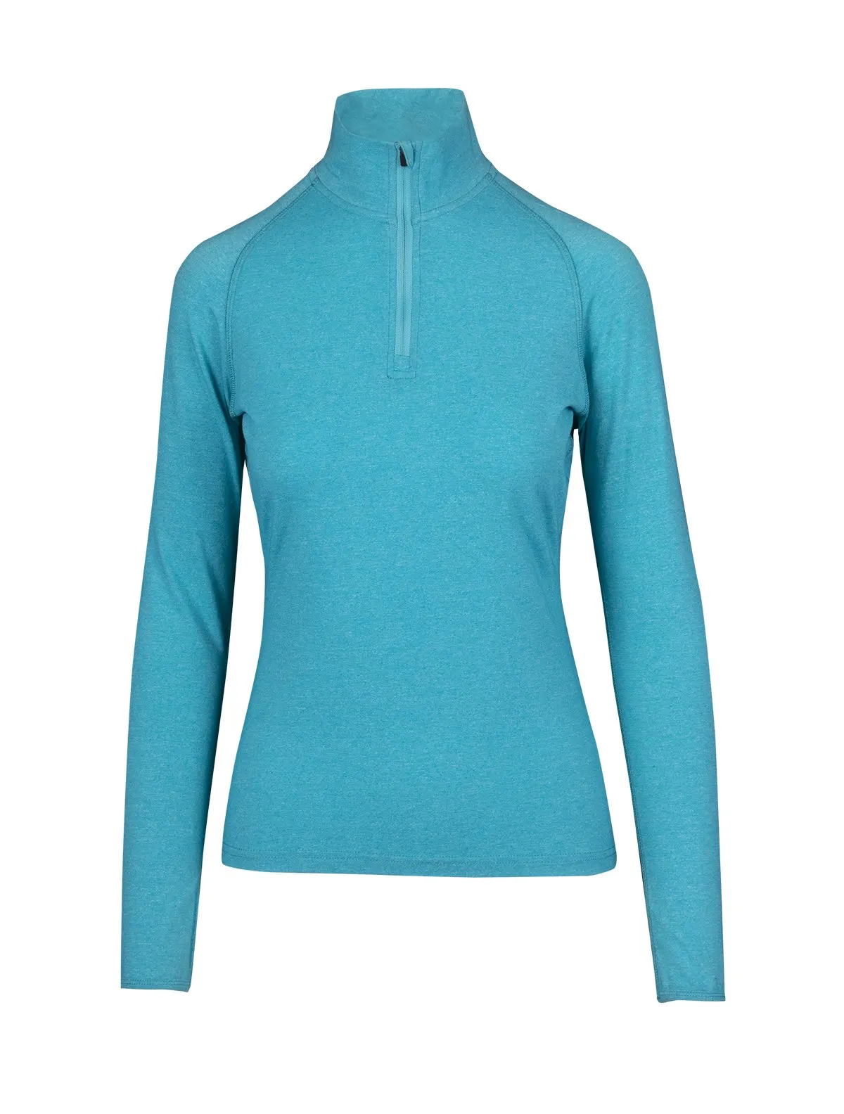 Ladies Greatness Half Zip Mock Neck - F389LD