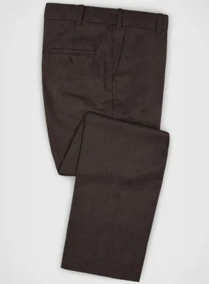 Lanificio Zegna Traveller Brown Wool Pants