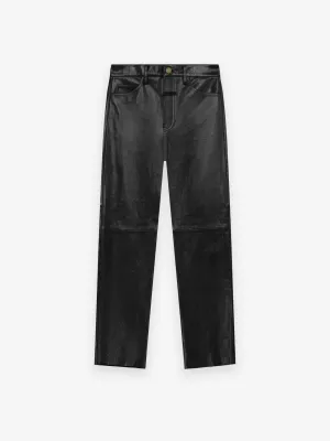 Leather 5 Pocket Pants