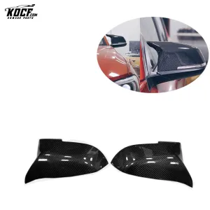 M Performance Style Carbon Fiber Mirror Cover Replacement For BMW BMW F20 F22 F30 F32 F33 F36 F87 M2 X1