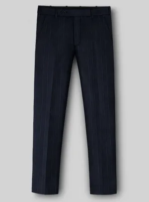 Napolean Gavino Stripe Blue Wool Pants