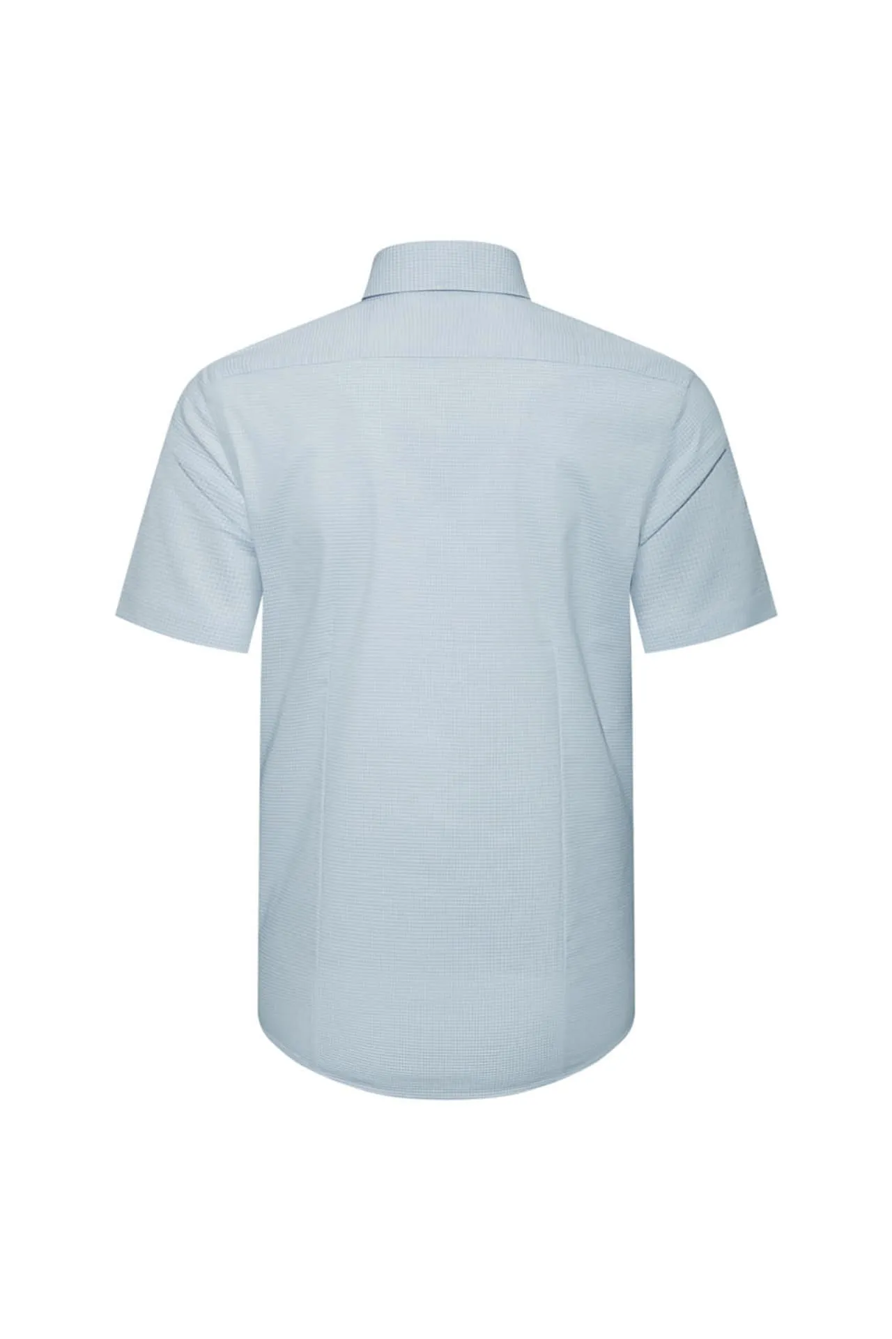 Non-Iron Easy Care Smart Fit Check Short Sleeve Shirt