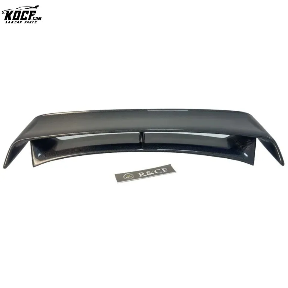 Nsmo style double decker Trunk Spoiler High Wing Carbon Fiber Black Glossy For 2009-20 Nissan 370Z Z34 Fairlady Z