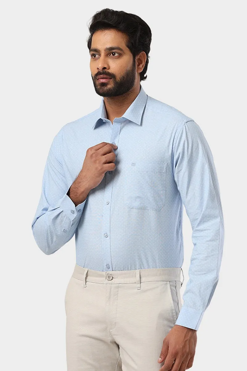 Orlando - Pastel Blue Casual Shirts for Men | Ariser