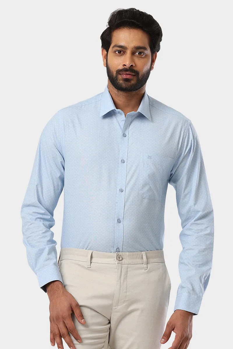 Orlando - Pastel Blue Casual Shirts for Men | Ariser