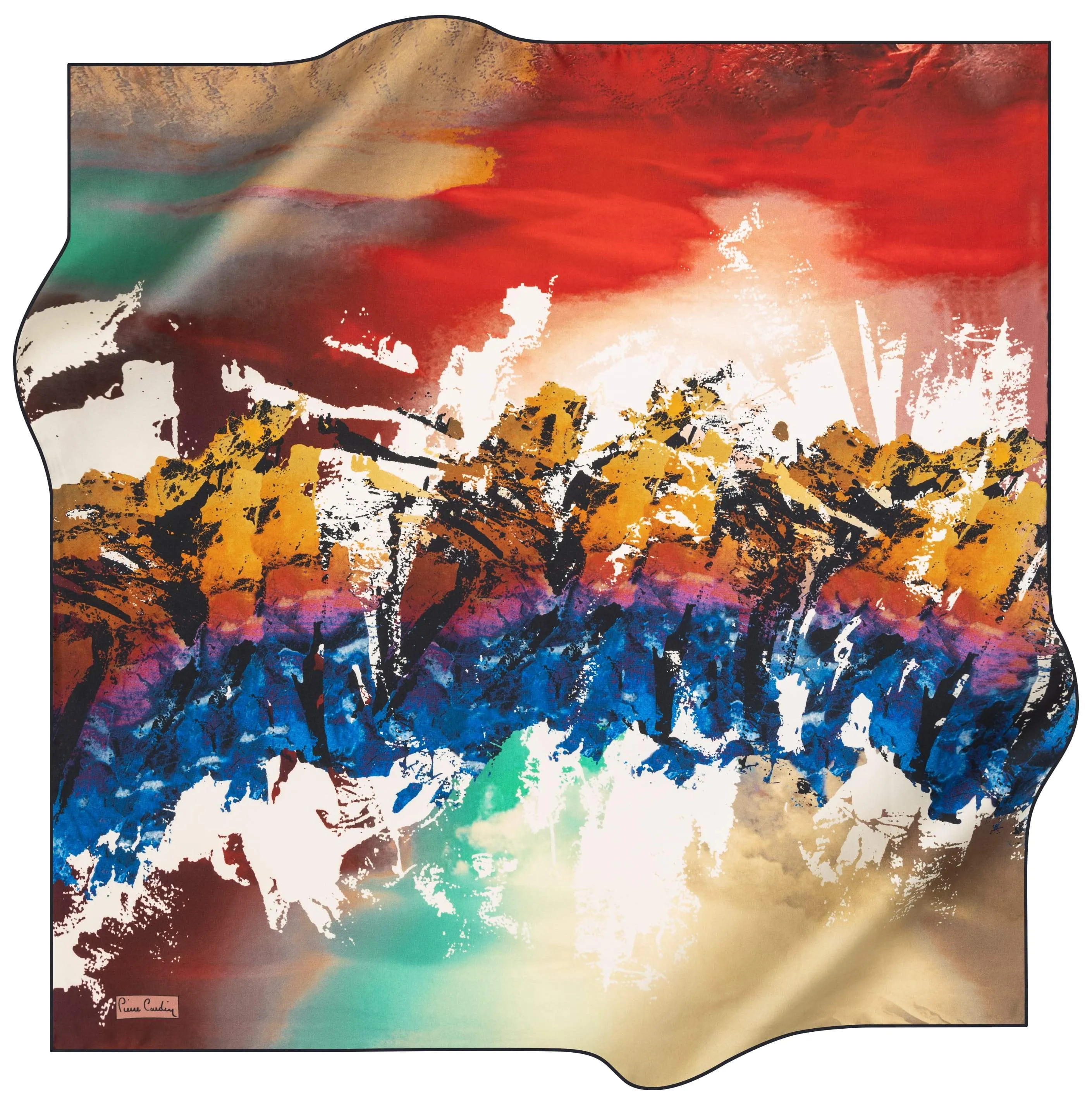 Pierre Cardin Stylish Silk Scarf No. 21