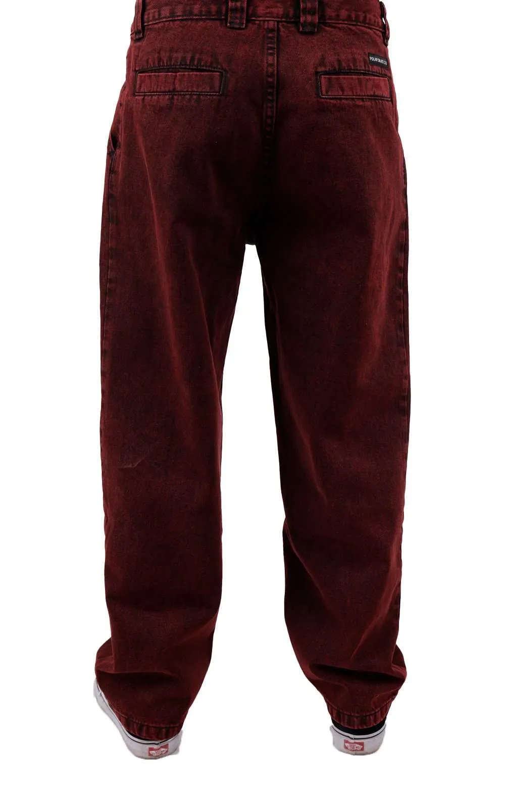 Polar Skate Co. Grund Chinos - Scarlet & Charcoal