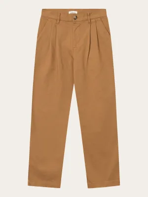 POSEY wide high-rise twill pants - Brown Sugar