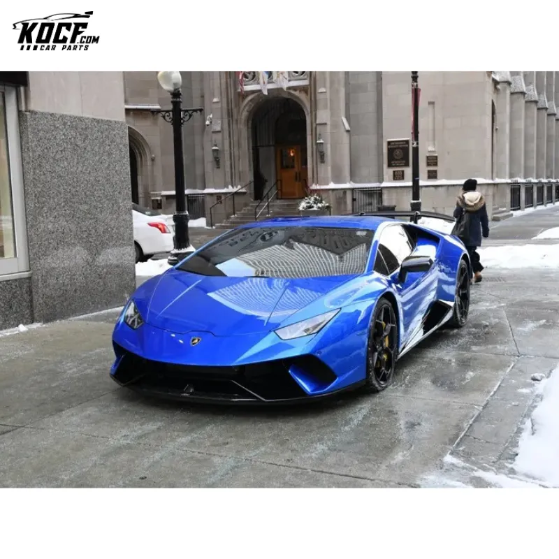 Prepreg Dry Carbon Huracan LP610 LP580 Upgrade to Performance style Body kit Bumper For Lamborghini Huracan