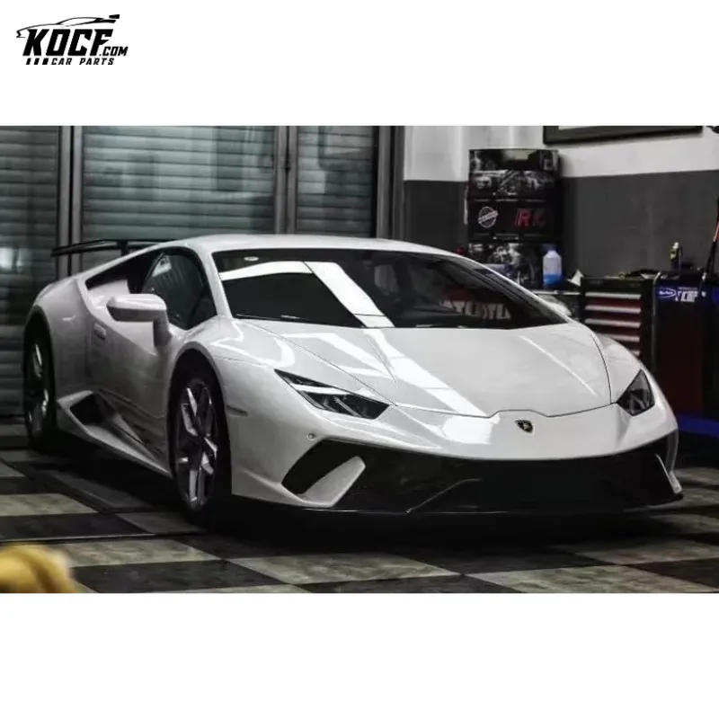 Prepreg Dry Carbon Huracan LP610 LP580 Upgrade to Performance style Body kit Bumper For Lamborghini Huracan