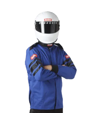 RaceQuip Single Layer Fire Suit Jacket - Blue - XL - 111026