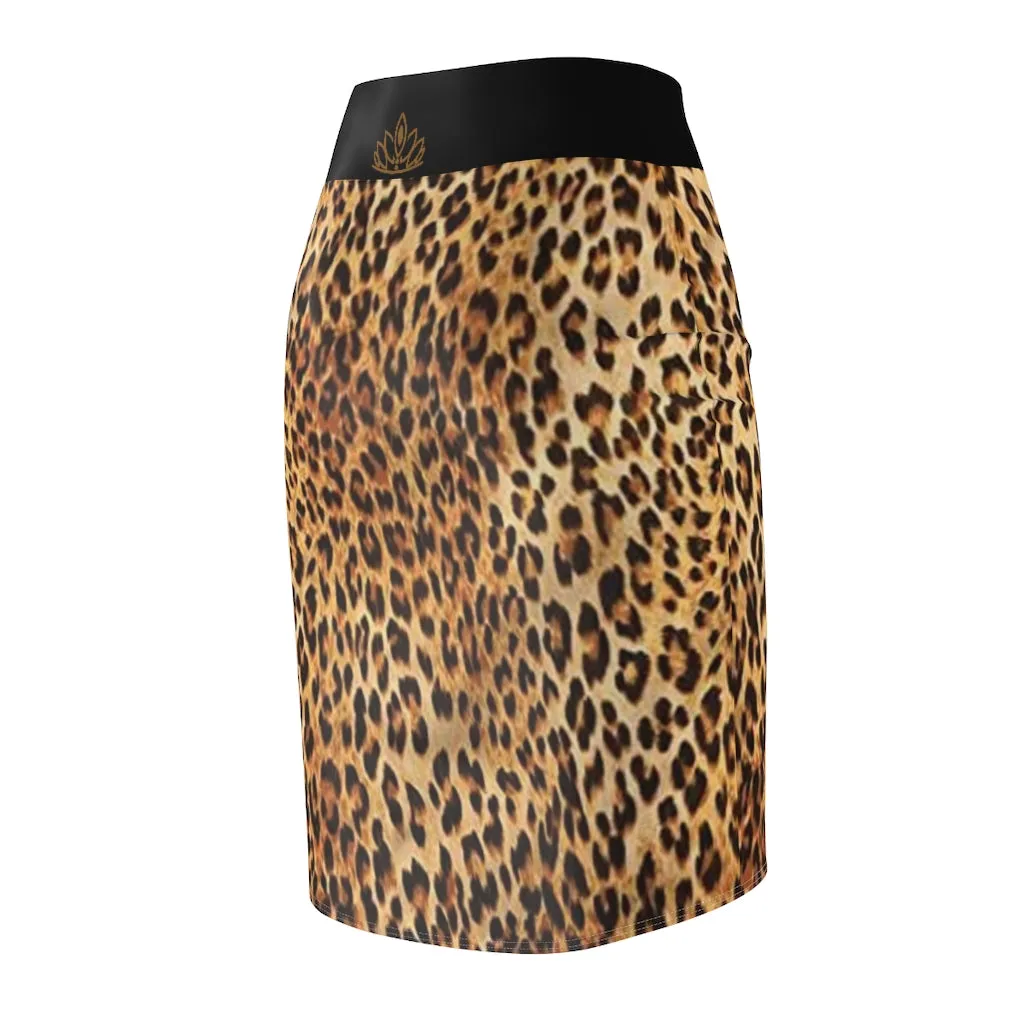 STILE CAPO LEOPARD QUEENS  Pencil Skirt