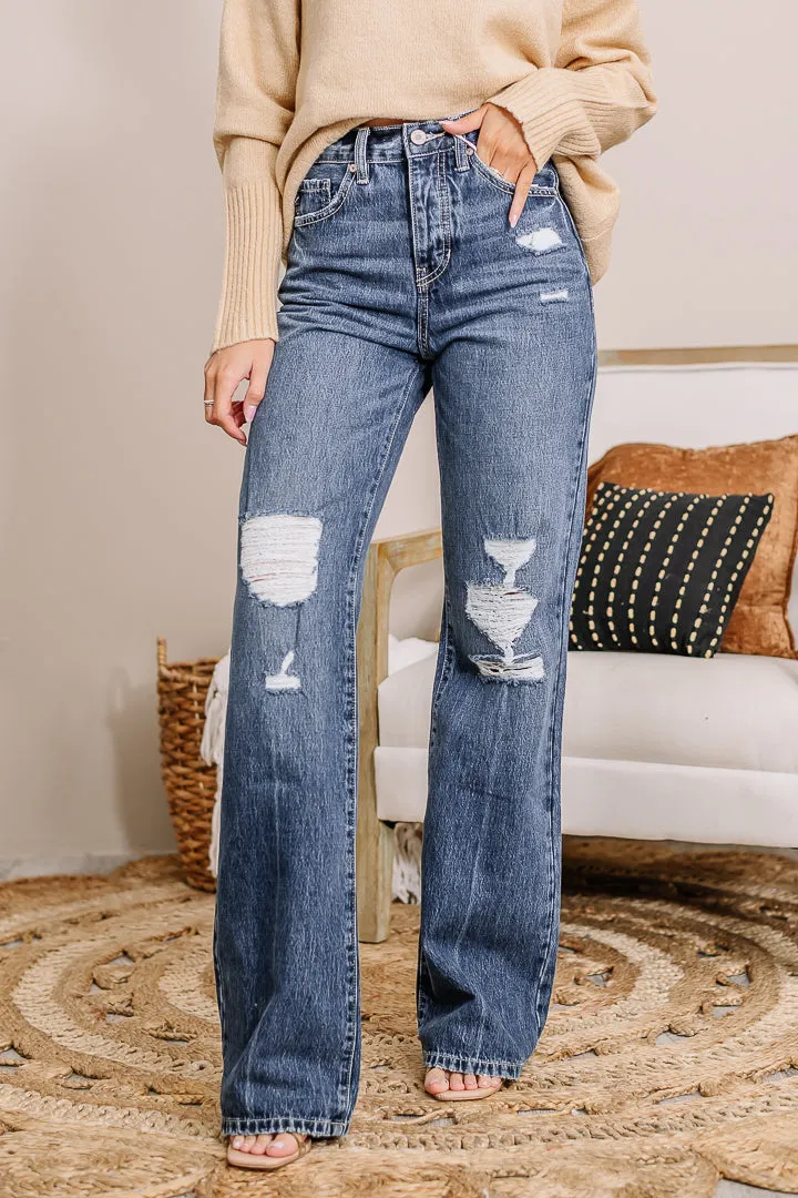 Ultra High Rise 90's Wide Leg Jeans