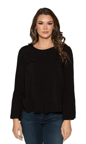 Velvet by Graham & Spencer Rhea Bell Sleeve Challis Top