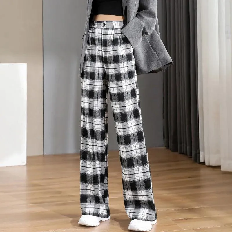 Vintage High-Waist Office Pants: Timeless Sophistication