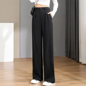 Vintage High-Waist Office Pants: Timeless Sophistication