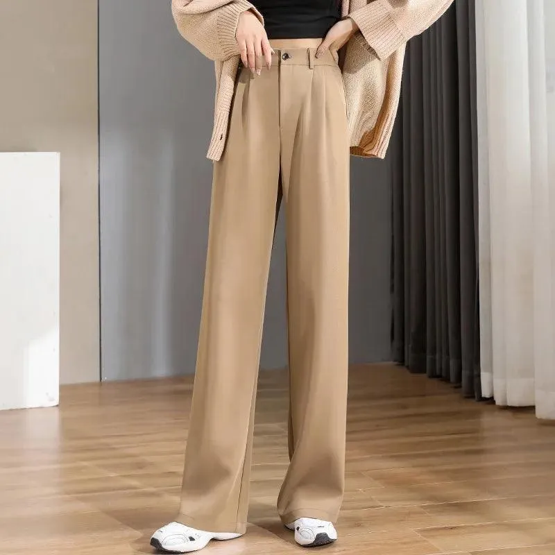 Vintage High-Waist Office Pants: Timeless Sophistication